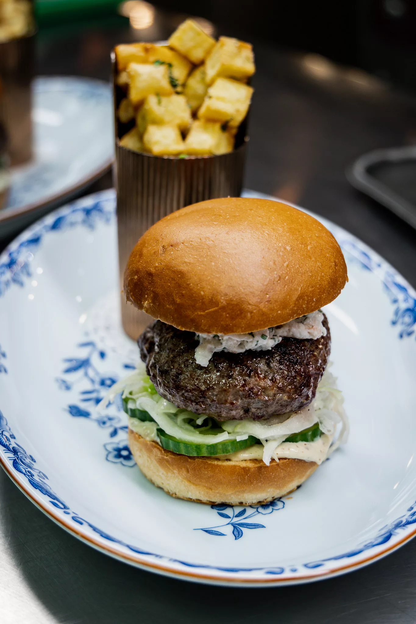 burger fries and beer offer